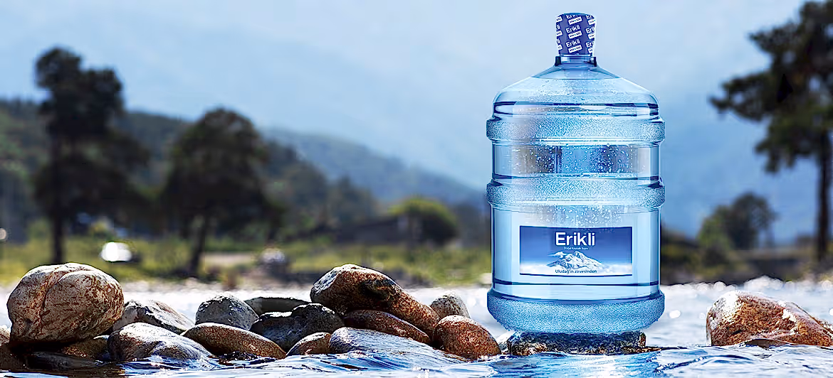 bottle on the river